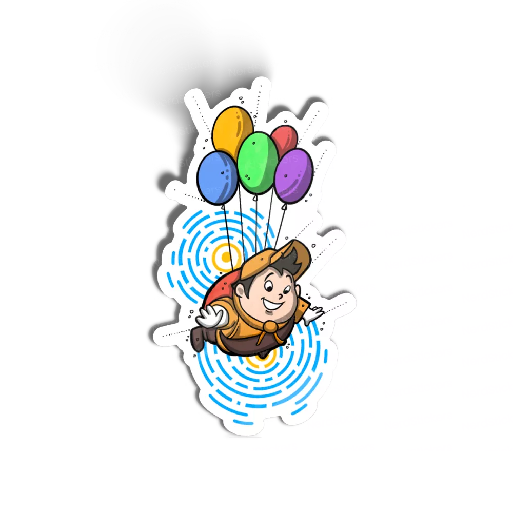 altas aventuras sticker, Movies e TV