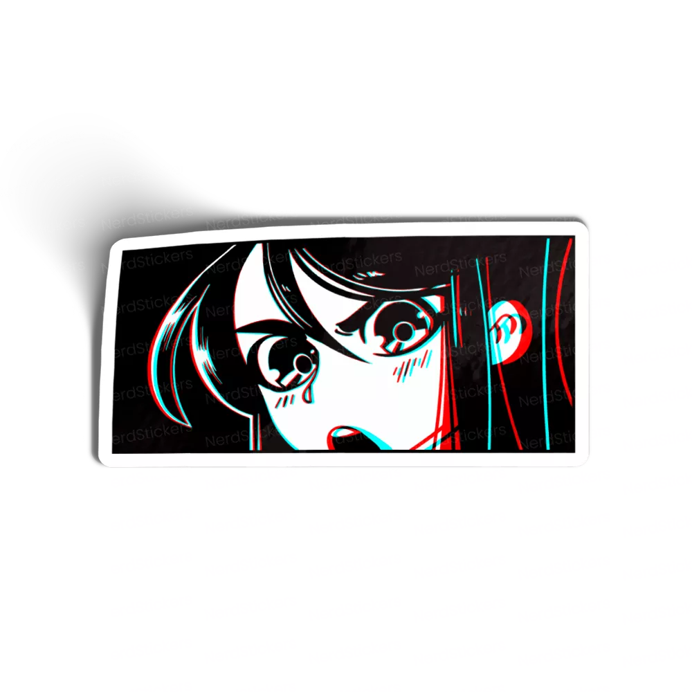 Adesivo Angry girl, Anime e Mangá