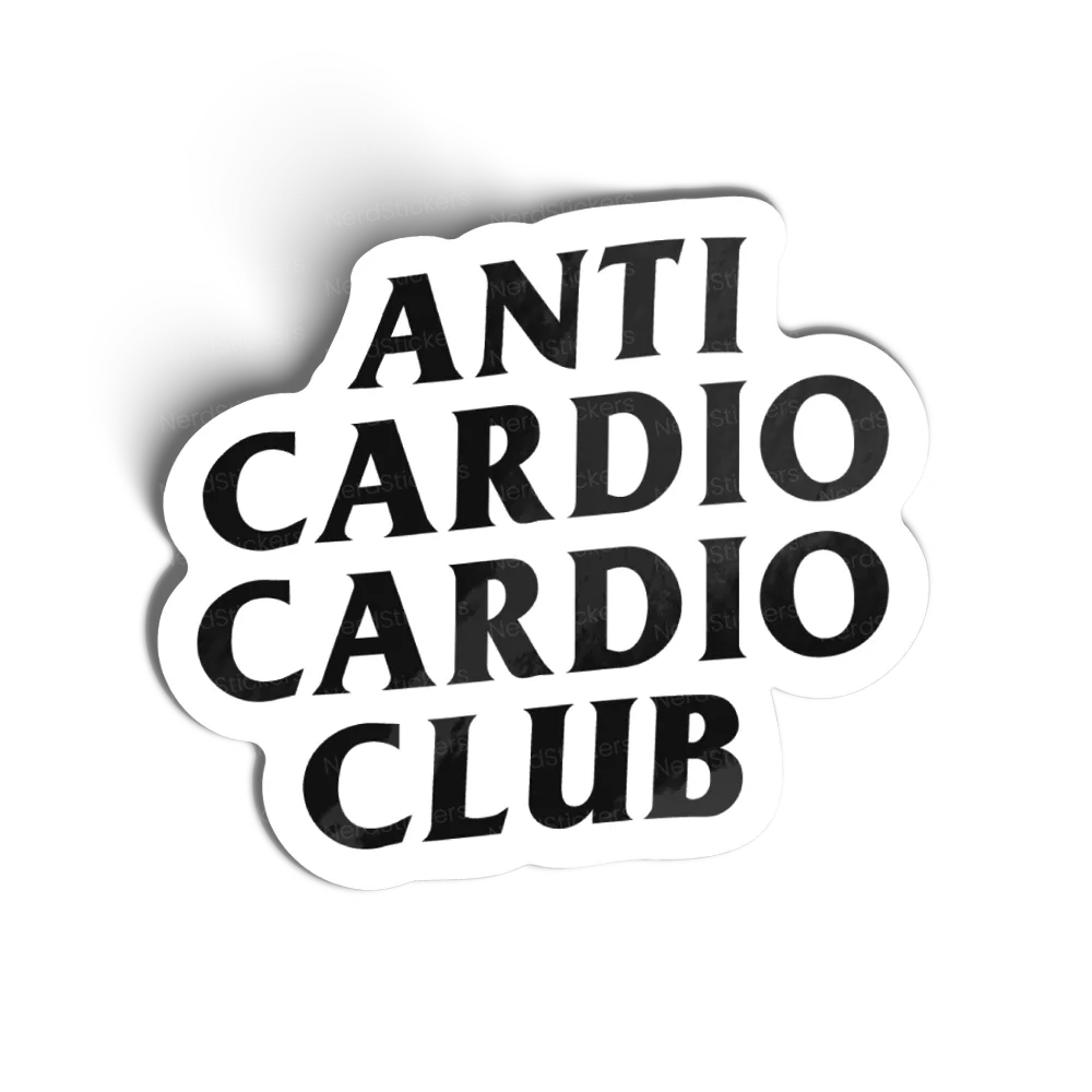 Adesivo Anti cardio club, Esportes