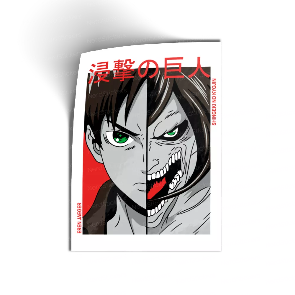 Adesivo Aot 2, Anime e Mangá