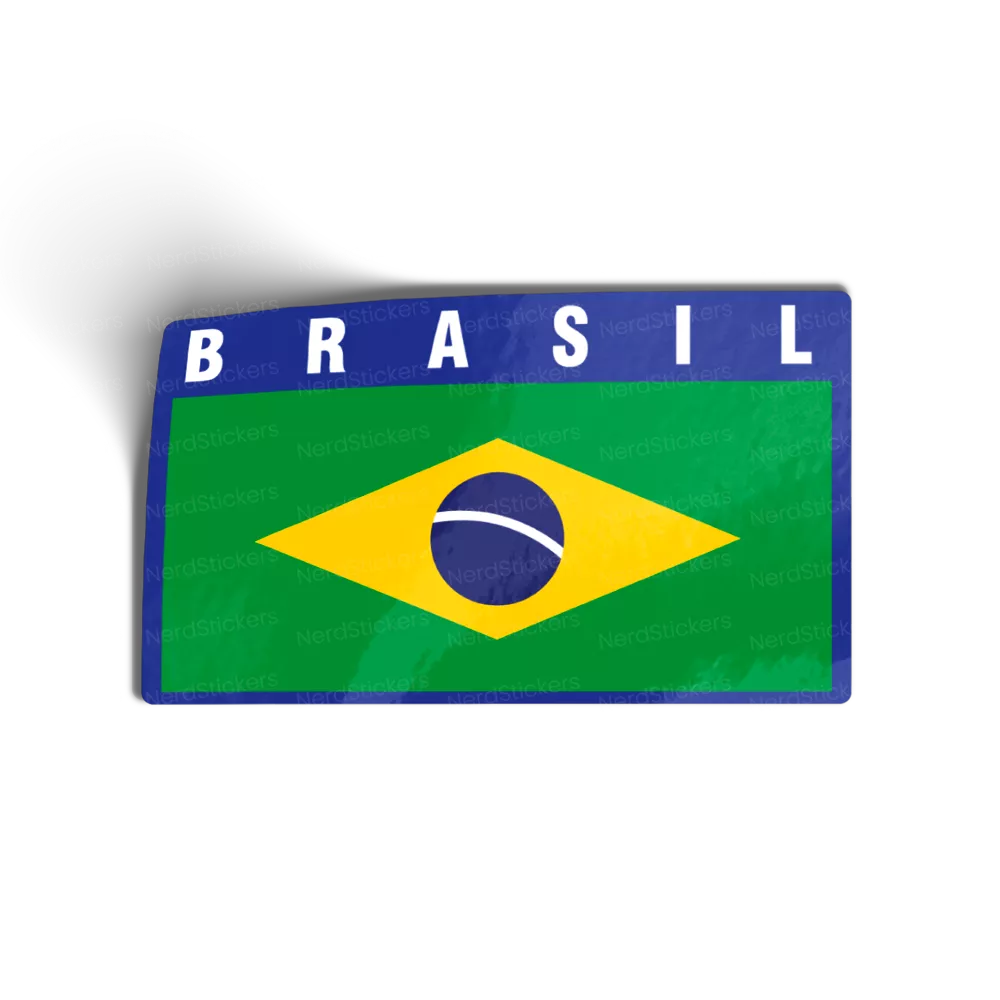 Adesivo Bandeira do Brasil, Viagem