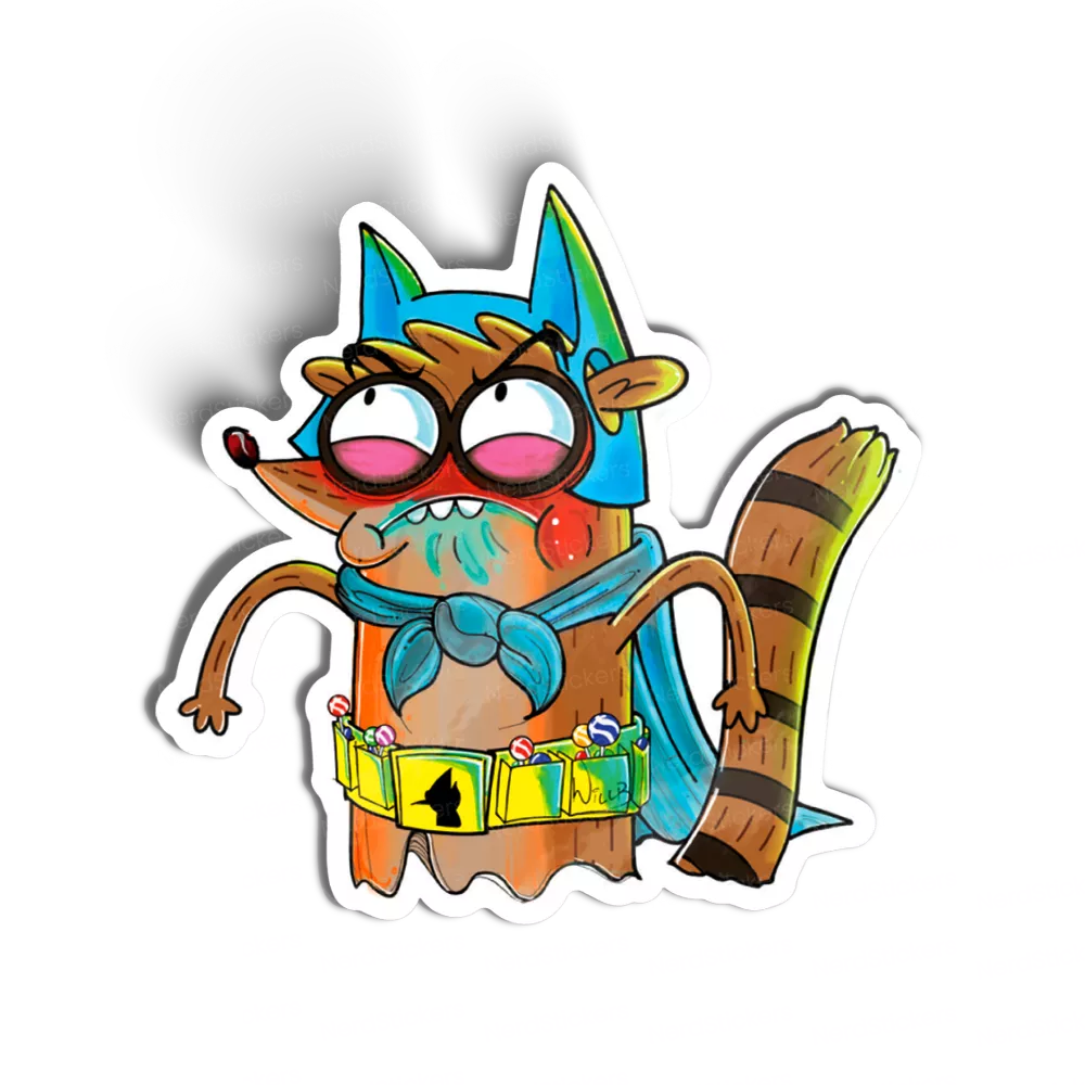 Adesivo Bat Rigby, Filmes e Séries