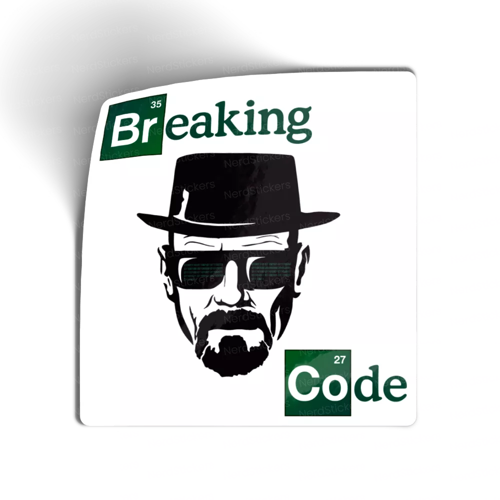 Adesivo Breaking code, Programação