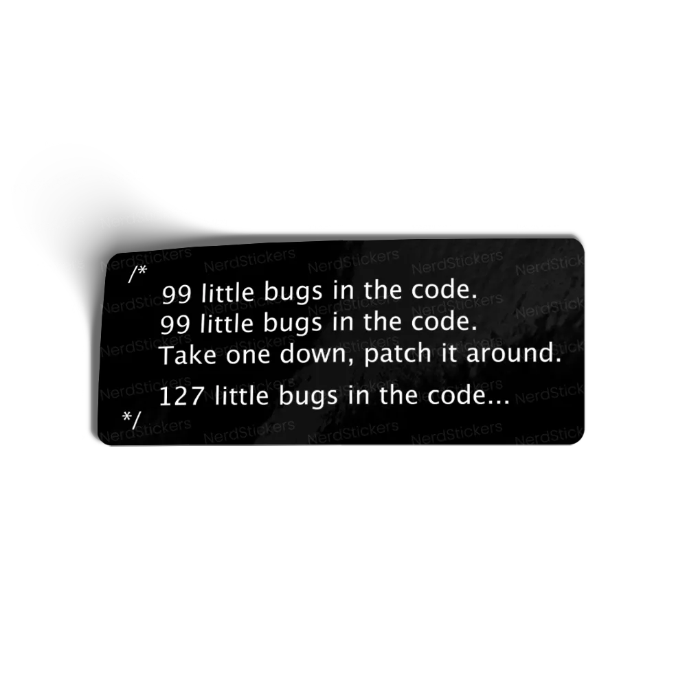 Adesivo Bugs, Programação