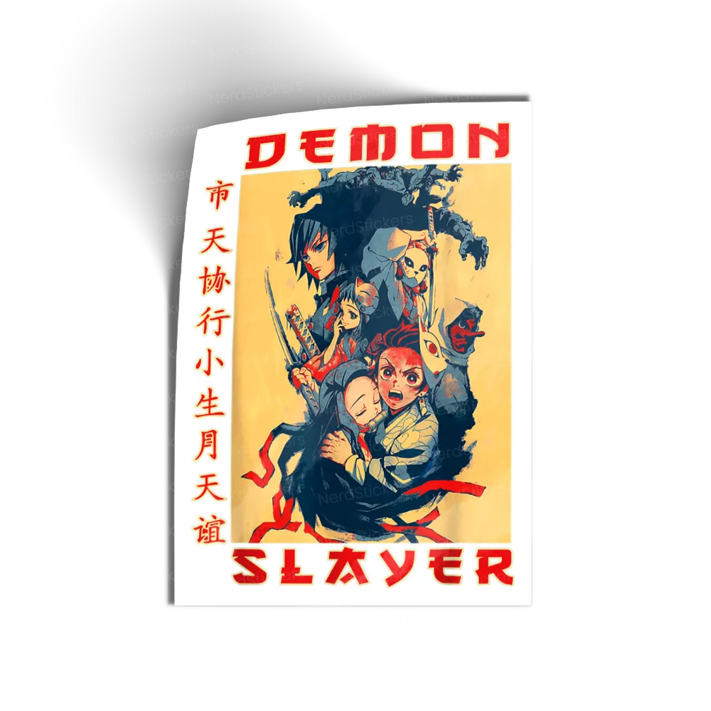 Adesivo caçadores de demônios, Anime e Mangá