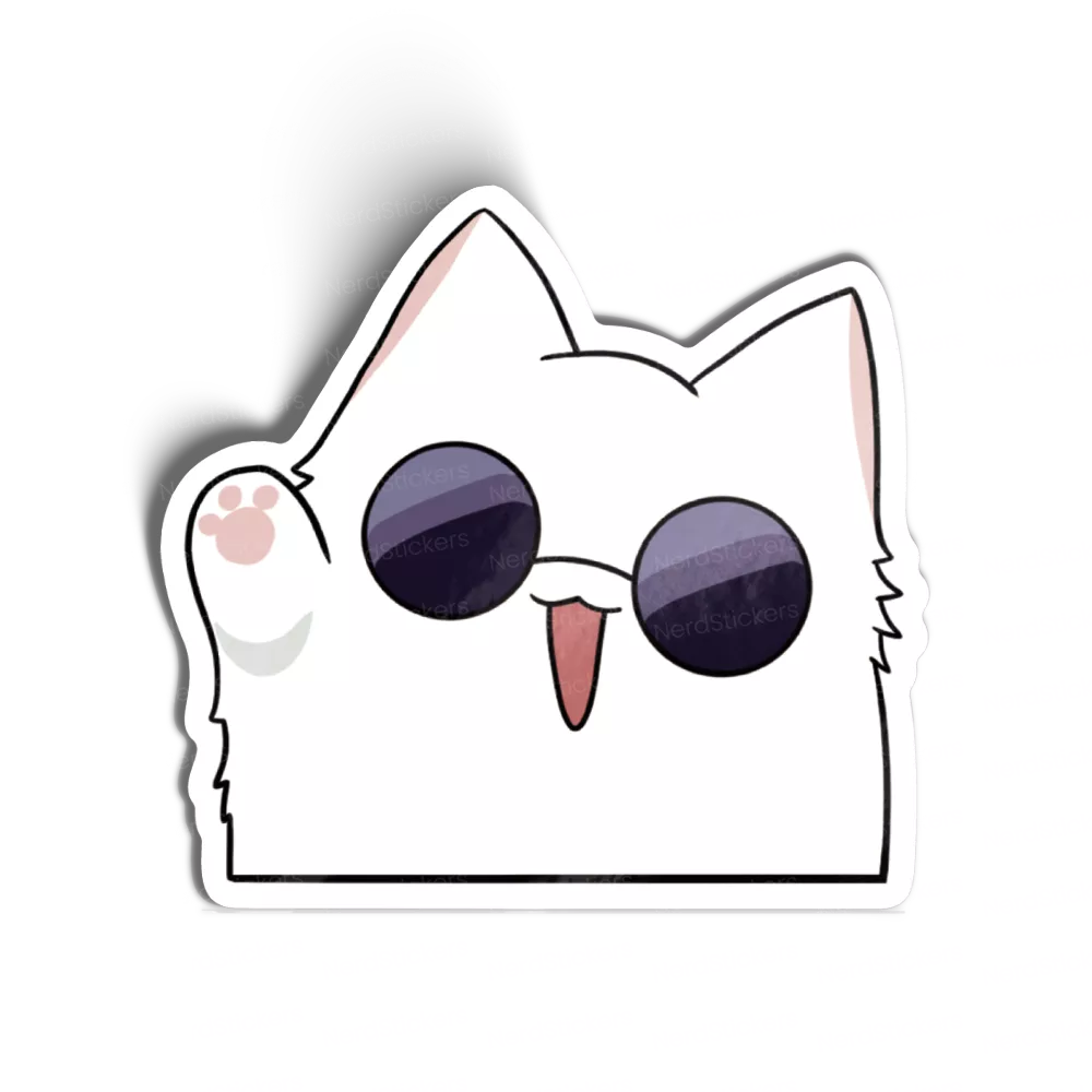 Cat Glass sticker, Animals