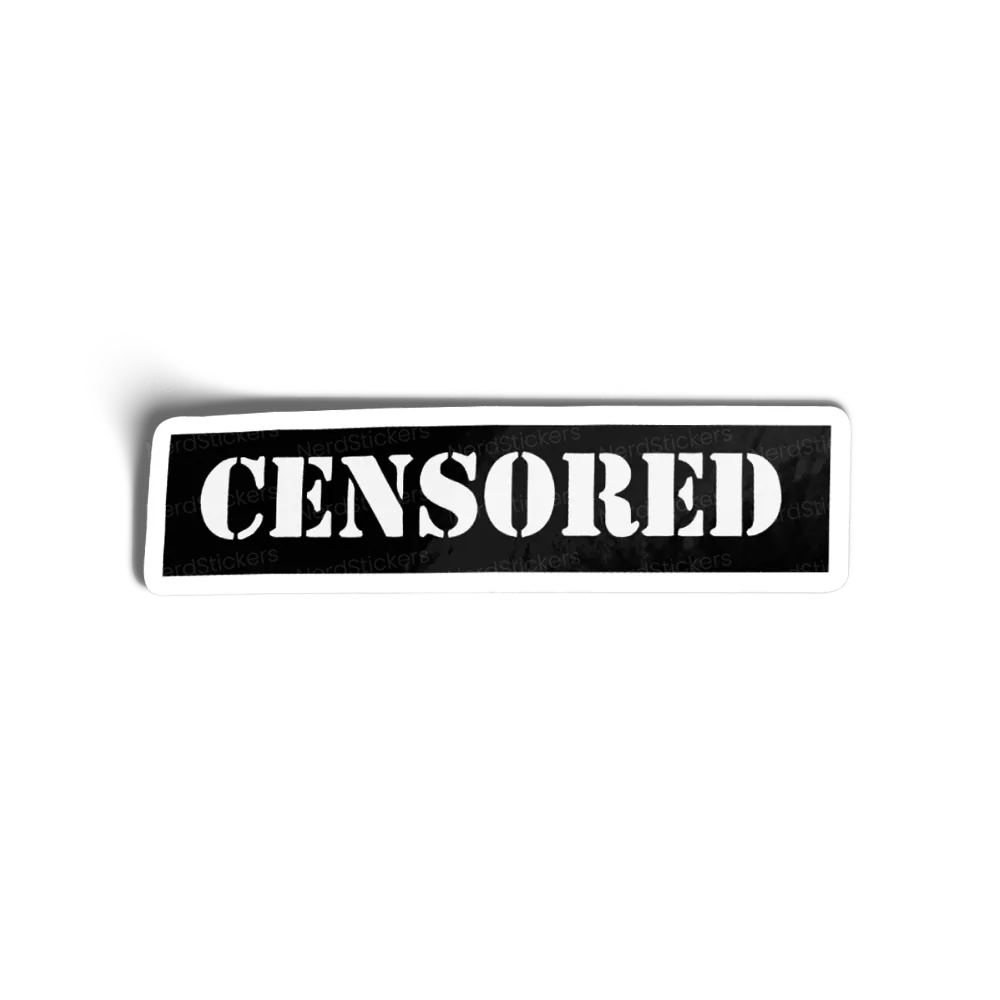 Adesivo Censored Advice, Memes e Humor