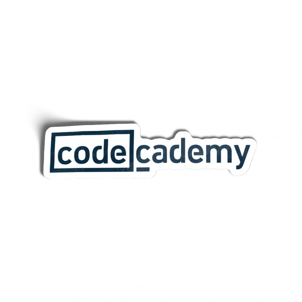 Adesivo Code academy, Programação
