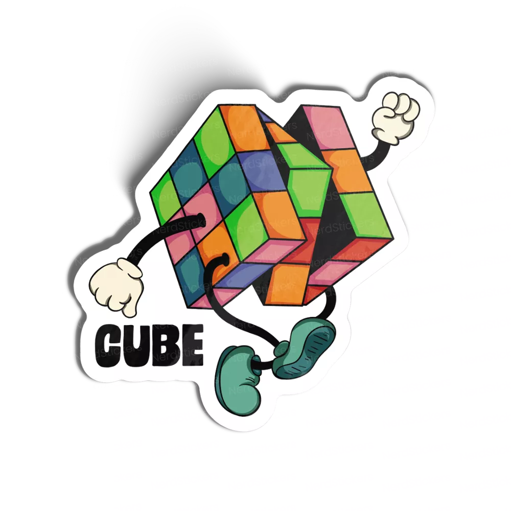 Cube sticker