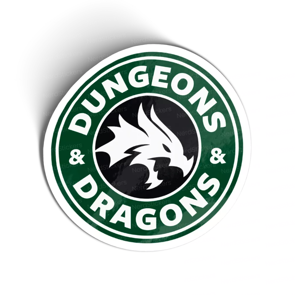 Adesivo D Dragons Coffee, Games