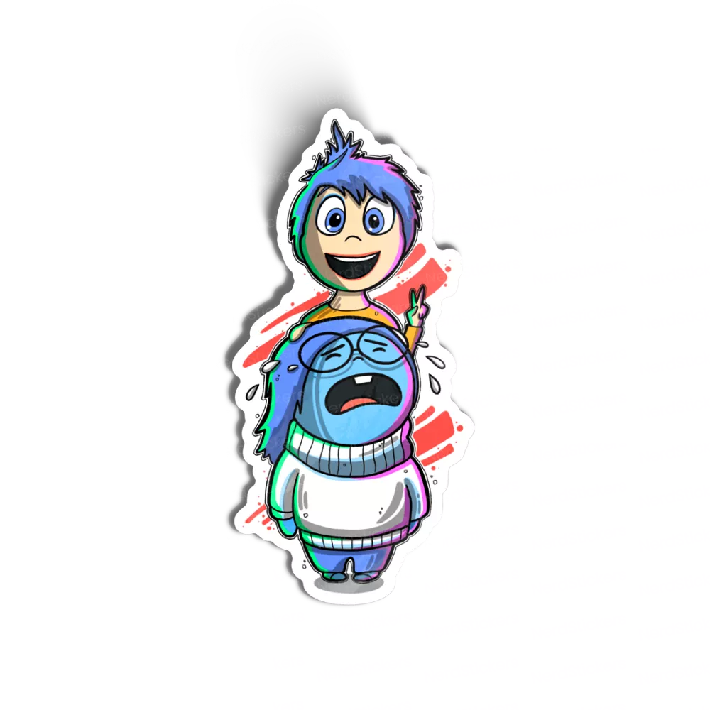 Divertida Mente sticker, Movies e TV