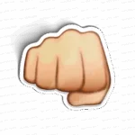 Emoji Fisted hand Sign