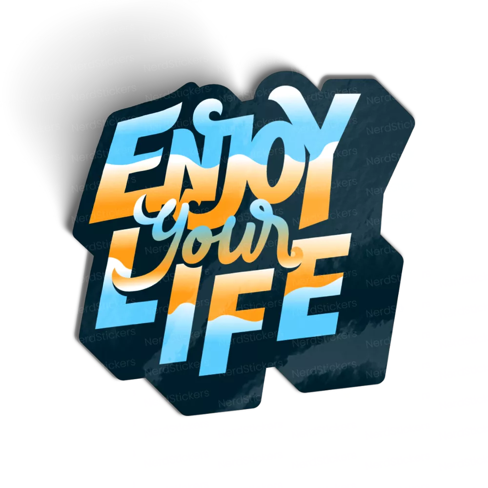 Adesivo Enjoy your life, Viagem
