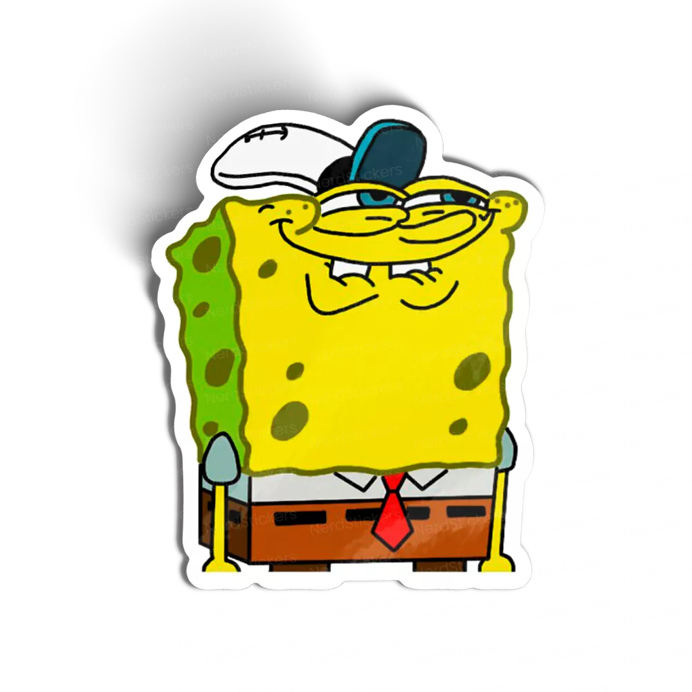 Adesivo Esponja mischievous, Memes e Humor