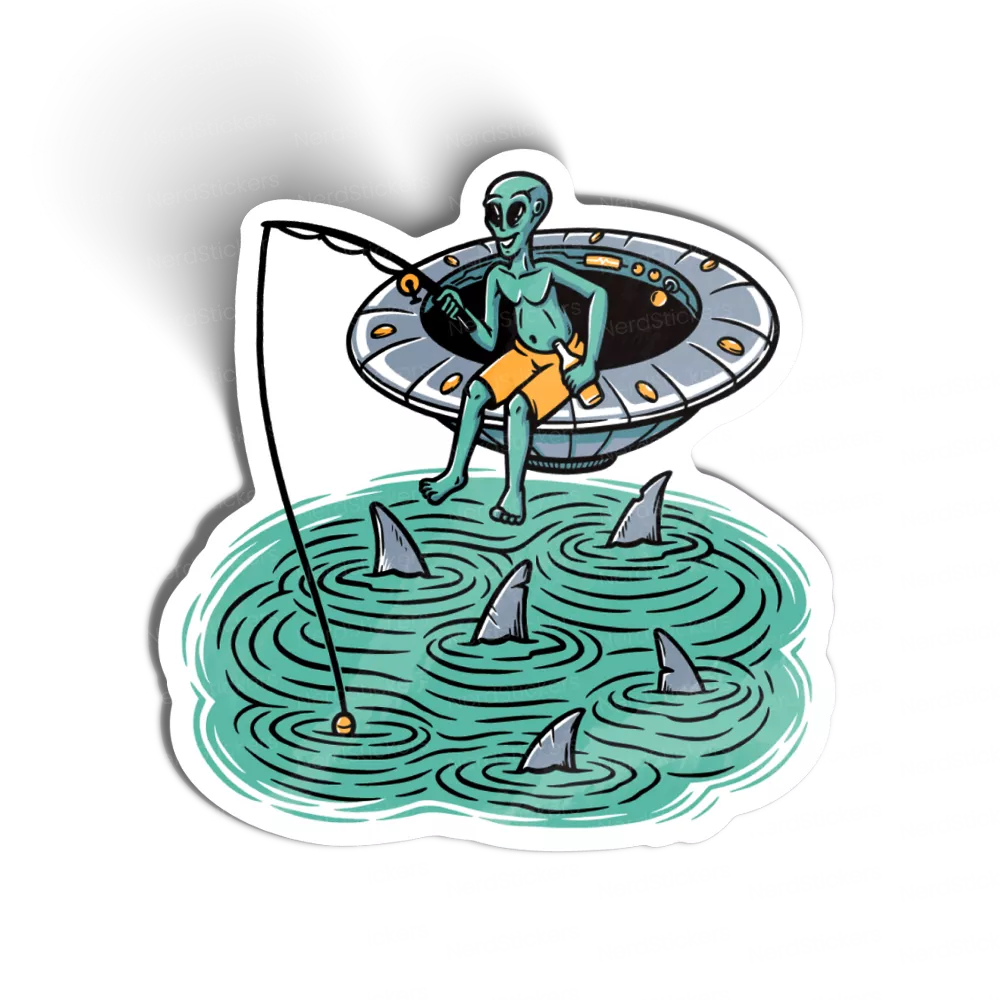 ET shark sticker, Movies e TV