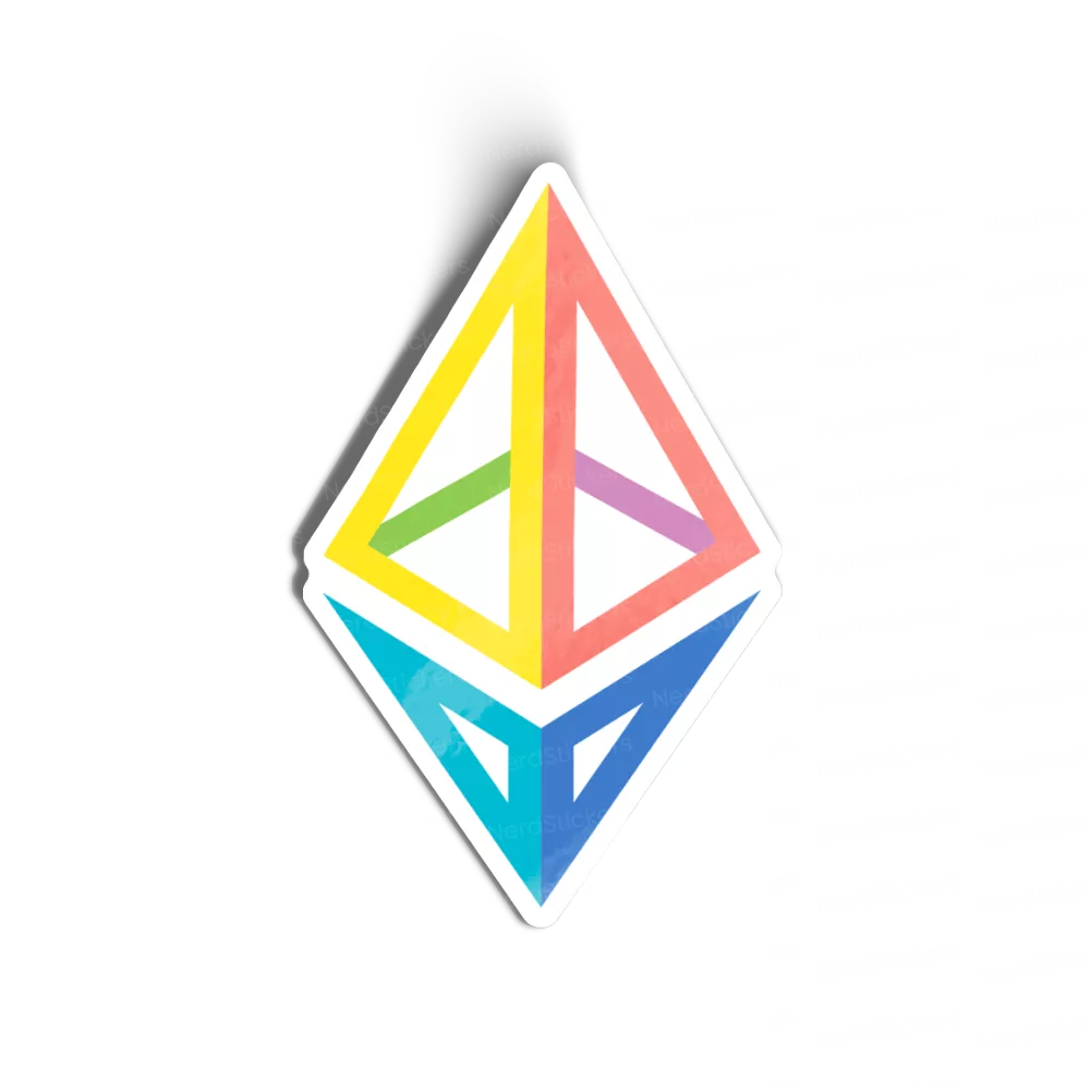 Adesivo Ethereum Colour, Programação