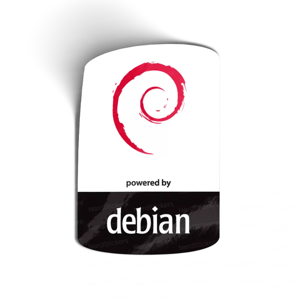 Adesivo Etiqueta Debian, Programação