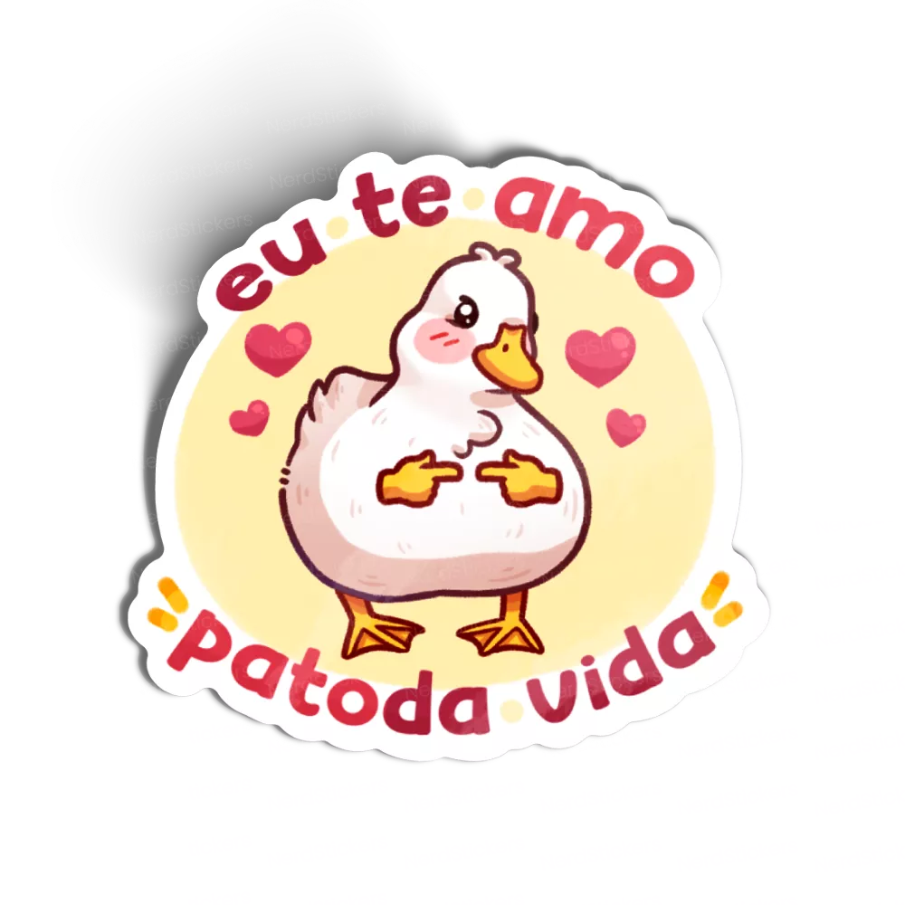 Eu te amo patoda vida sticker, Animals