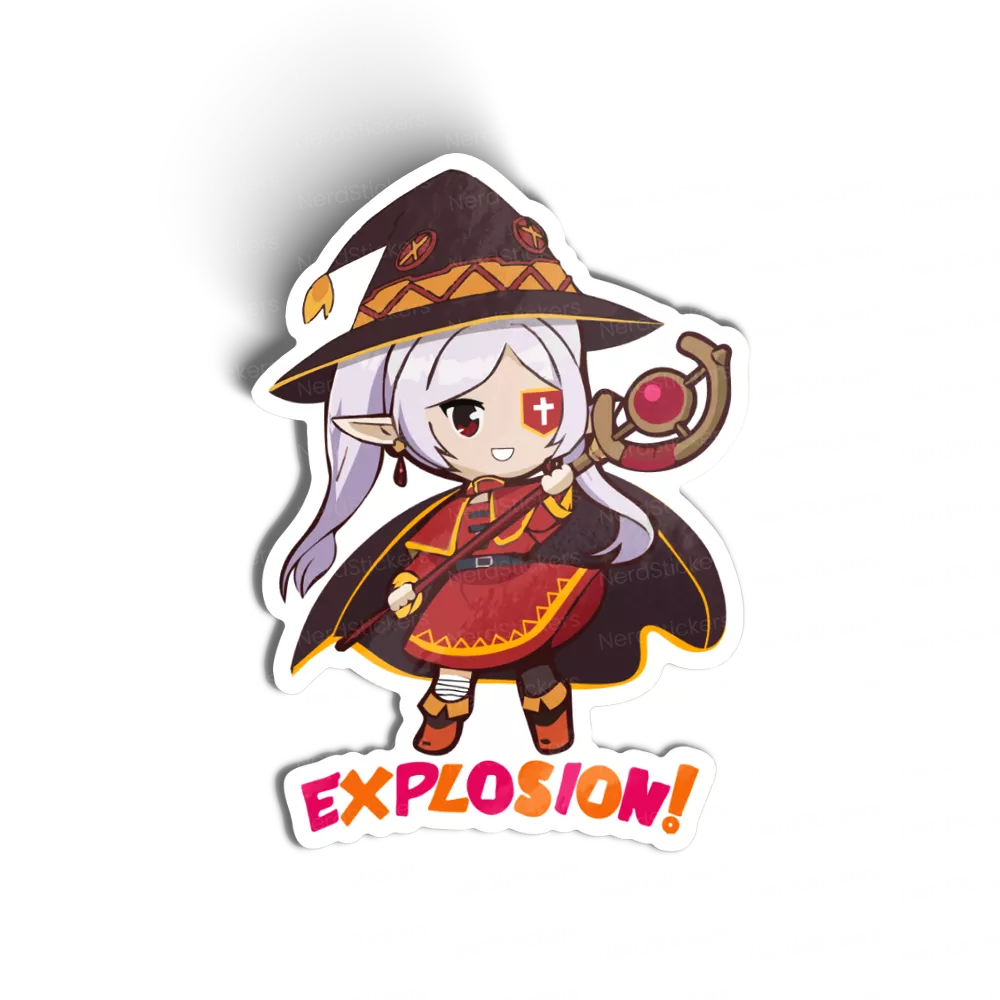 Adesivo Explosion!, Anime e Mangá
