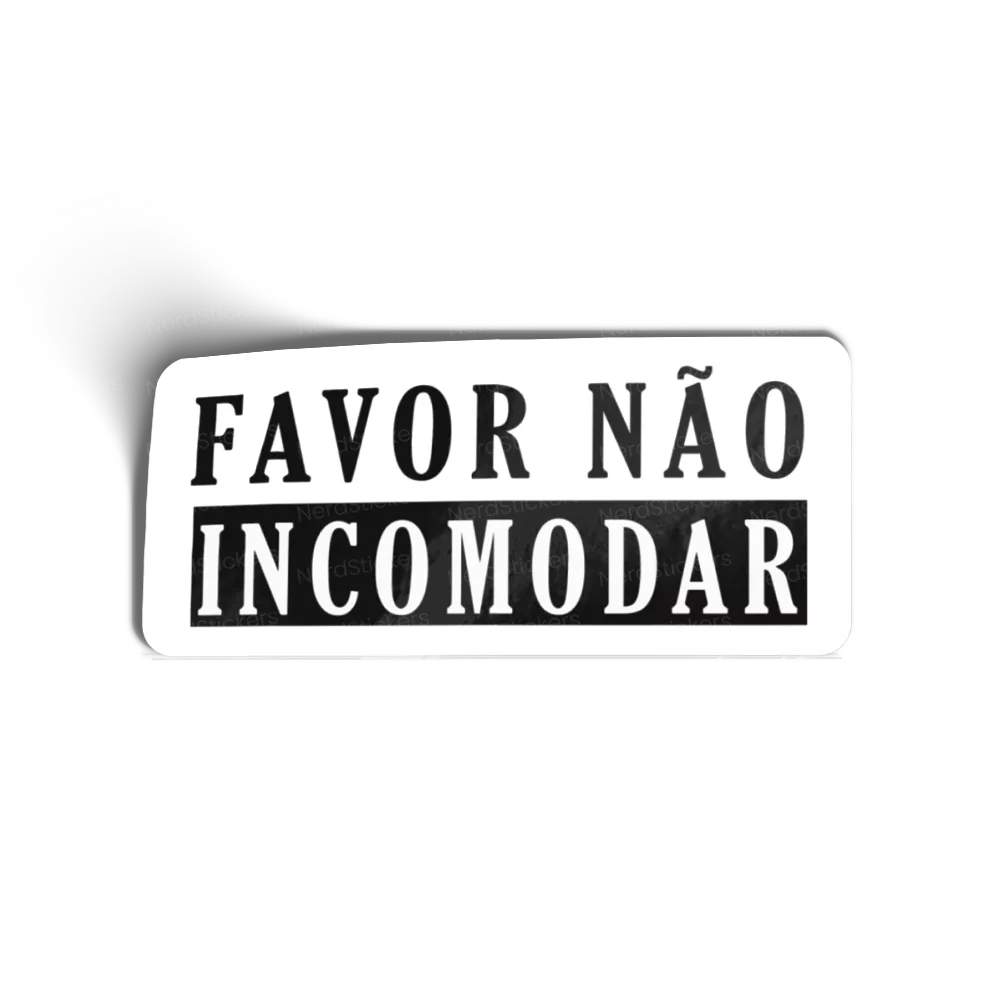 Favor não incomodar sticker, Memes e Humor