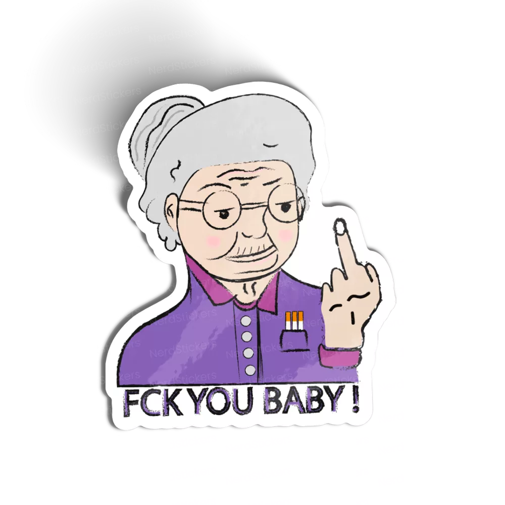 Adesivo FCK YOU BABY, Memes e Humor