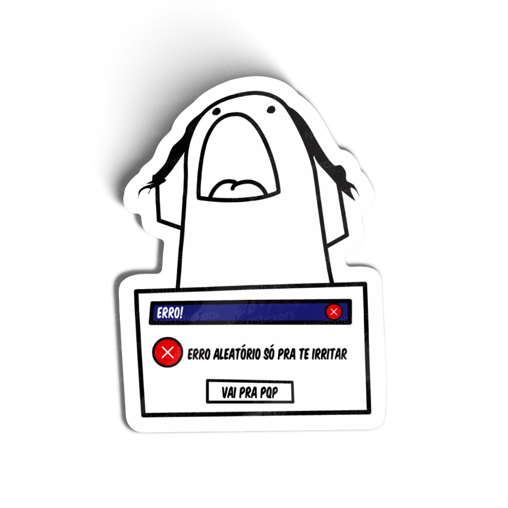 Flork Error sticker, Design
