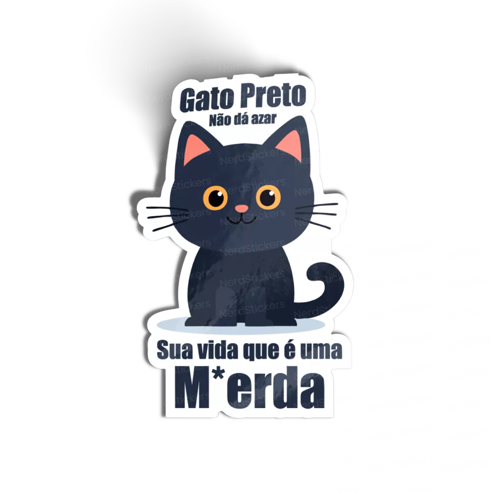 Adesivo Gato Preto, Animais