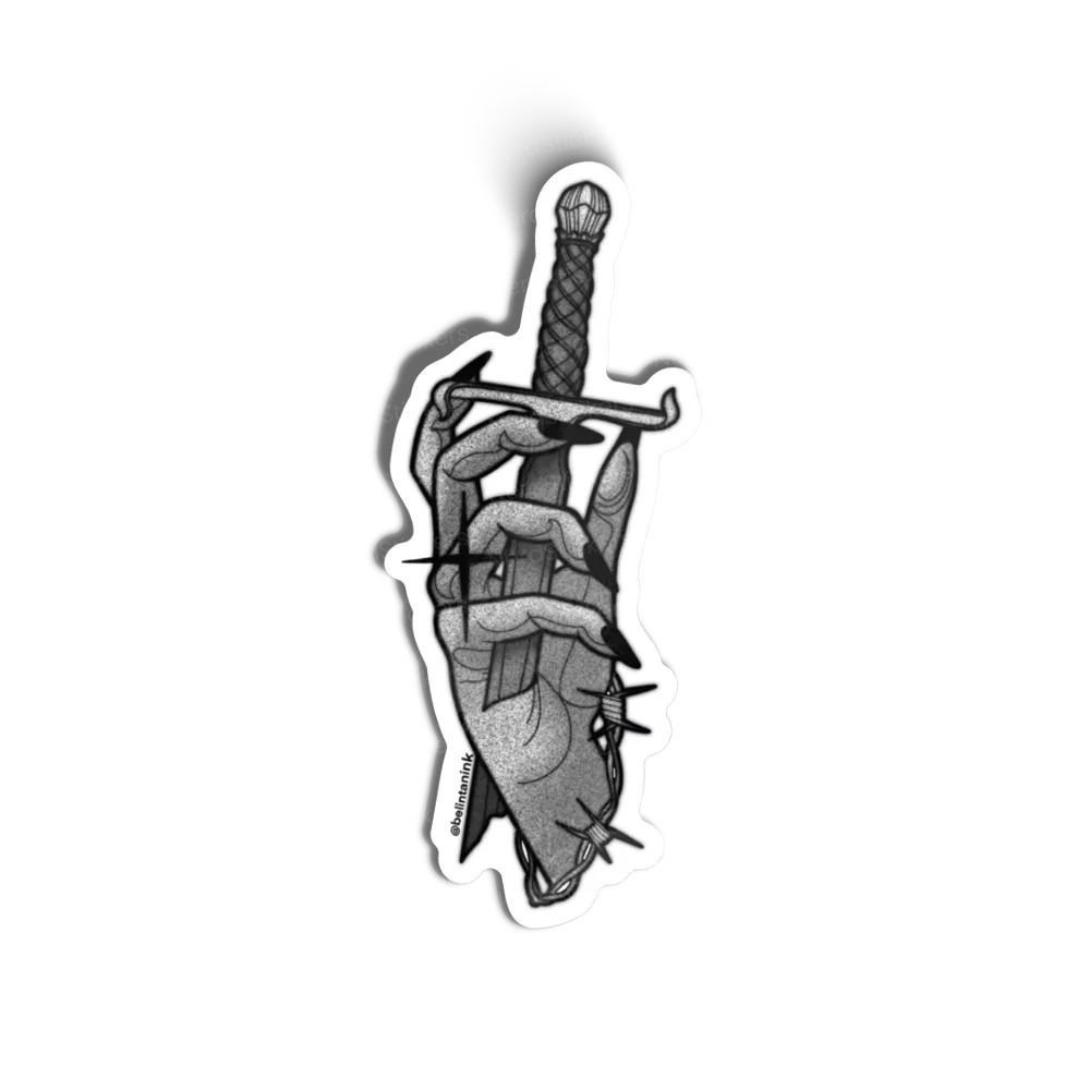 Hand sticker