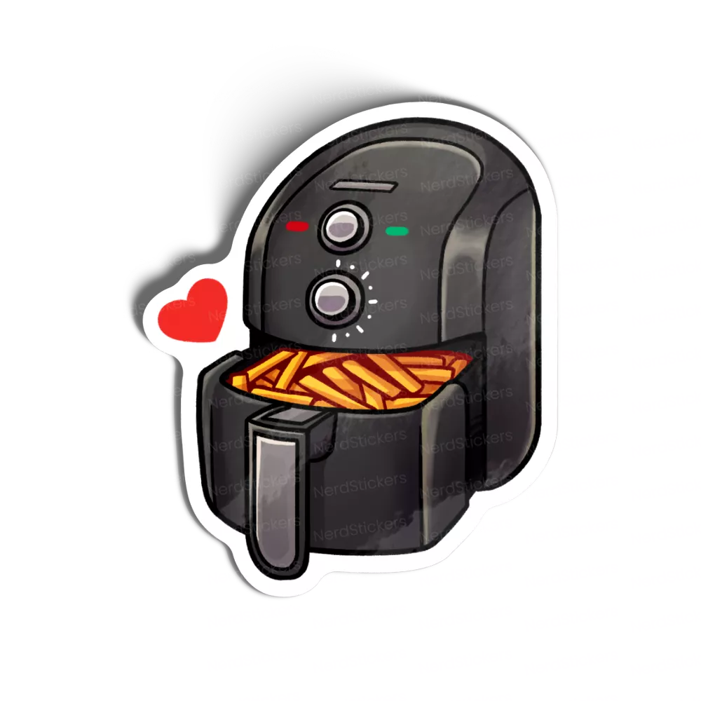 Adesivo I Love Airfryer, Memes e Humor