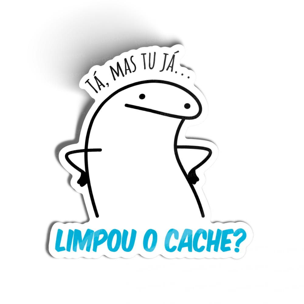 Já limpou o cache? sticker, Programming