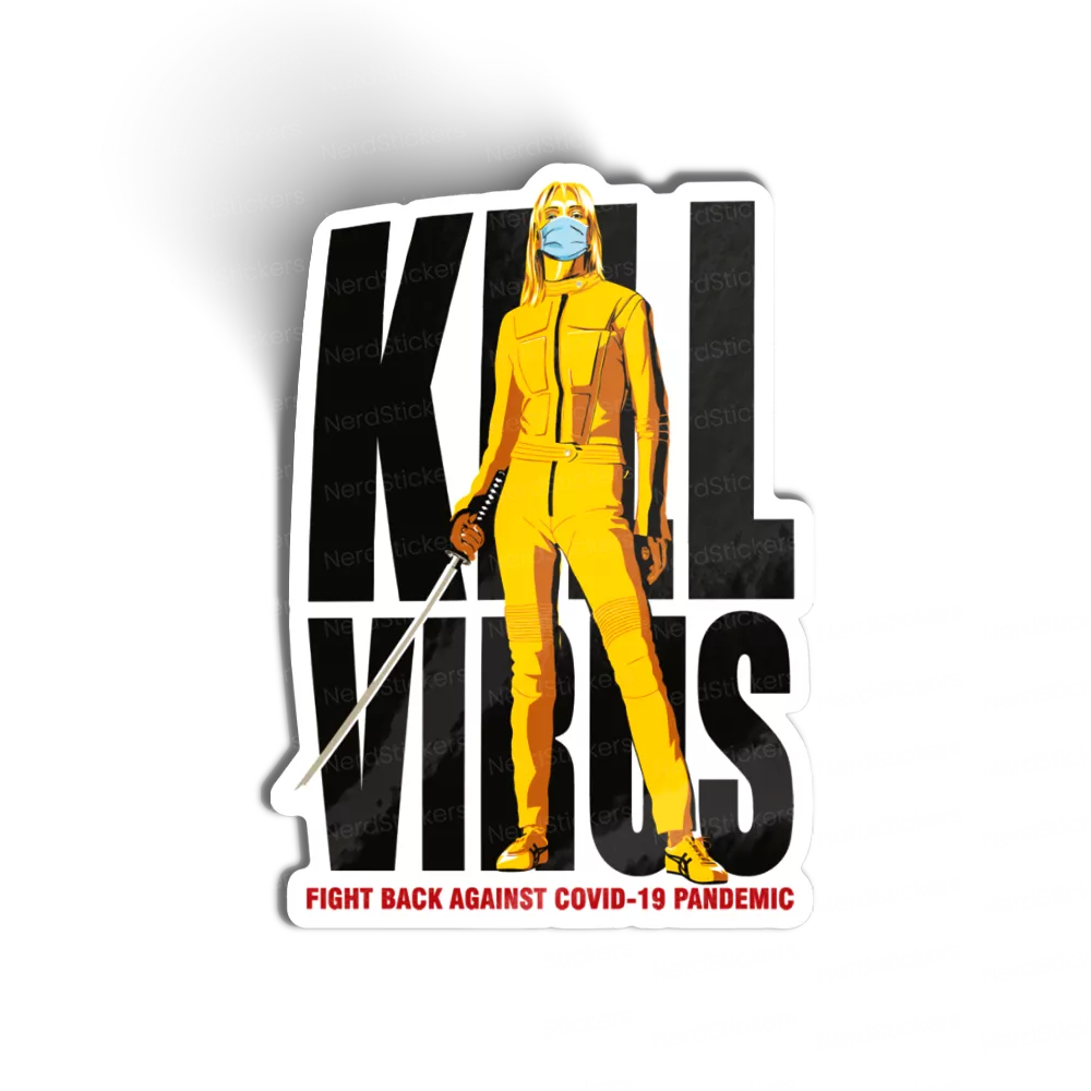 Adesivo Kill Virus, Memes e Humor
