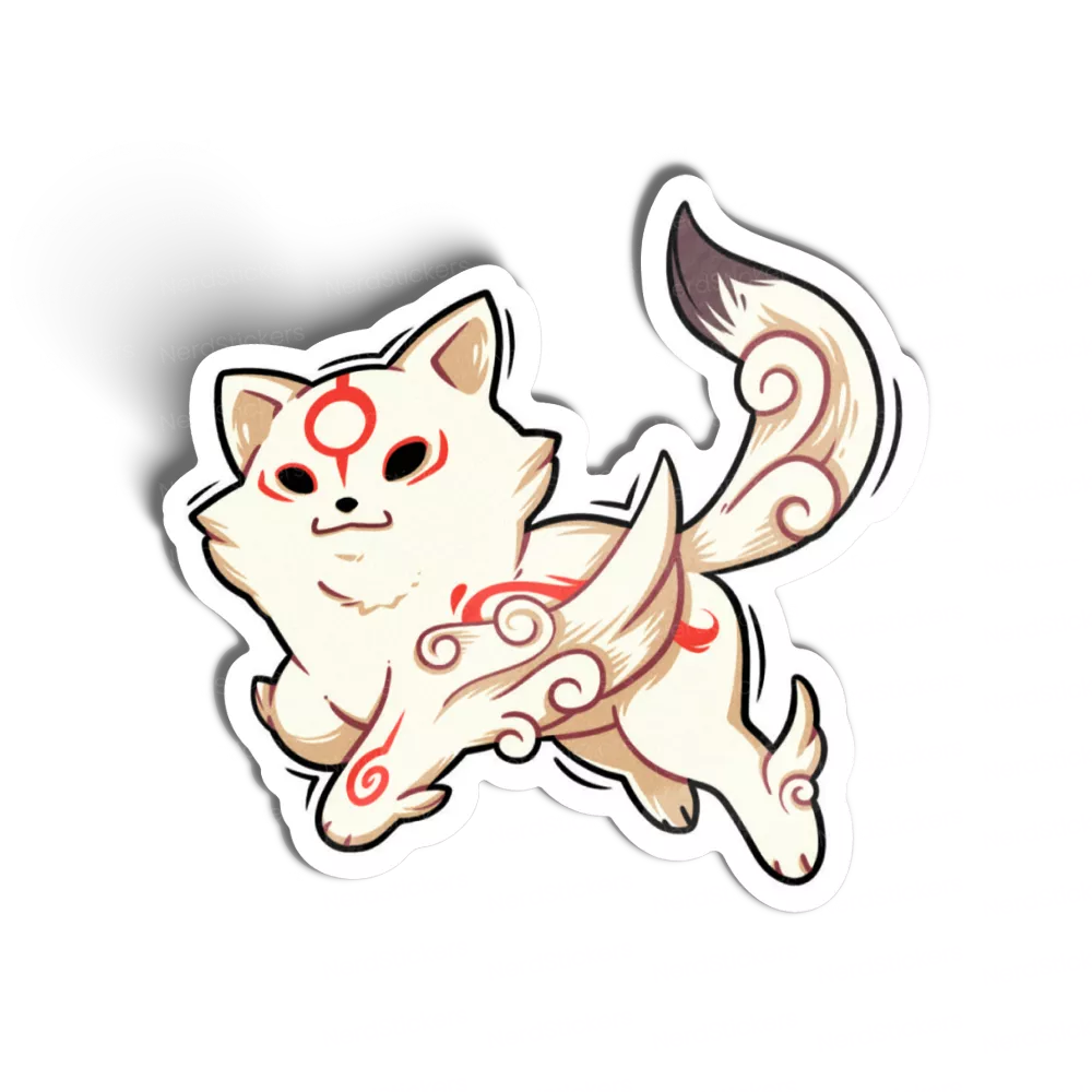 Lobo divino sticker, Anime e Manga