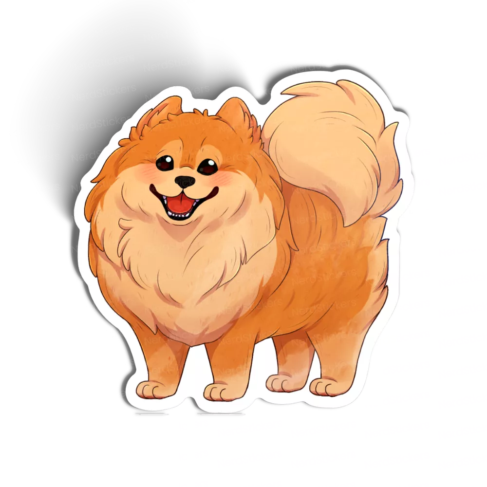 Adesivo Lulu da Pomerania, Animais