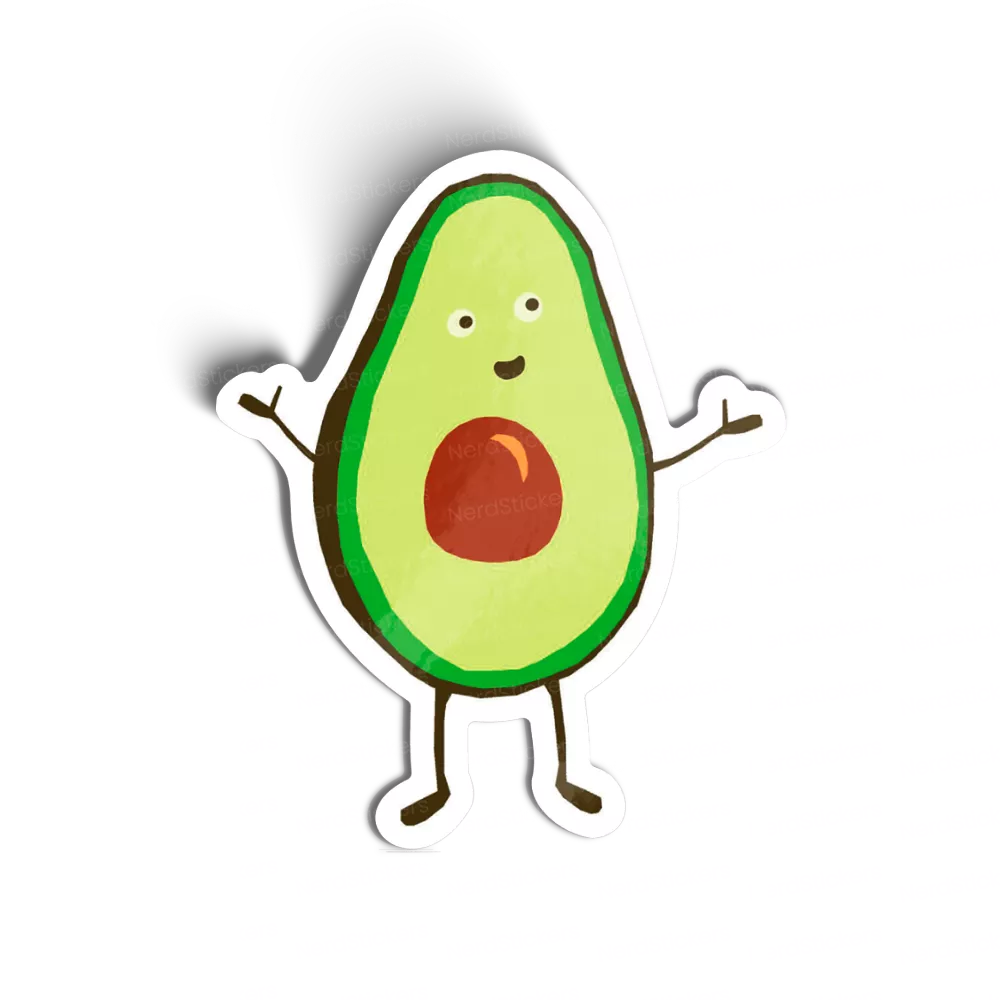 Adesivo Mrs. Avocado, Comida e Bebida