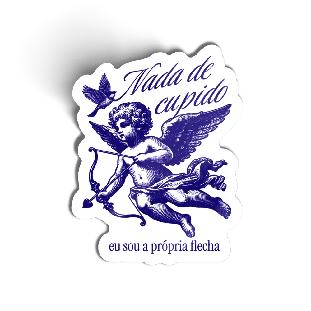 Adesivo Nada de cupido, Memes e Humor