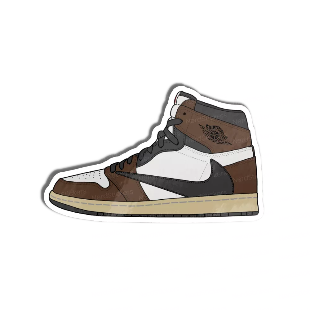 Adesivo NK Air Jordan 1 Cactus Jack, Sneakers e Streetwear