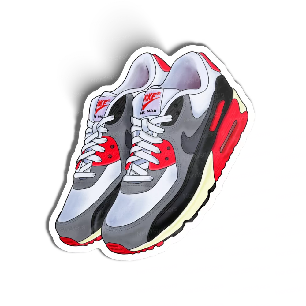 Adesivo NK Air Max 90 Infrared, Sneakers e Streetwear