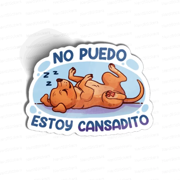 No puedo estoy cansadito