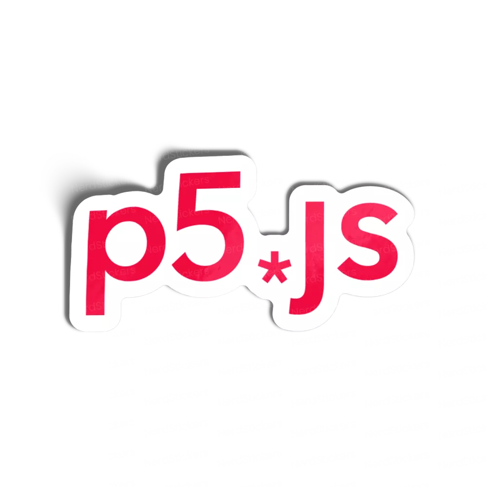 p5.Js sticker, Programming