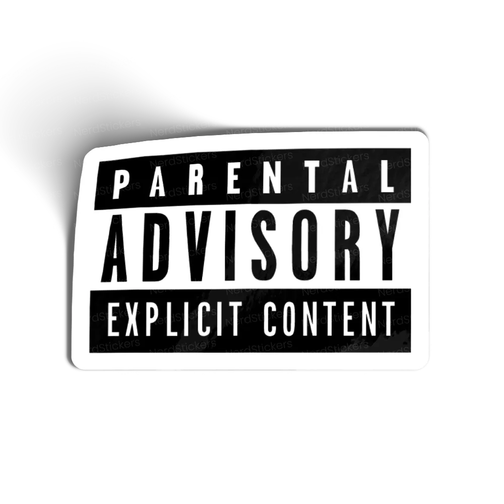 Adesivo Parental Advisory