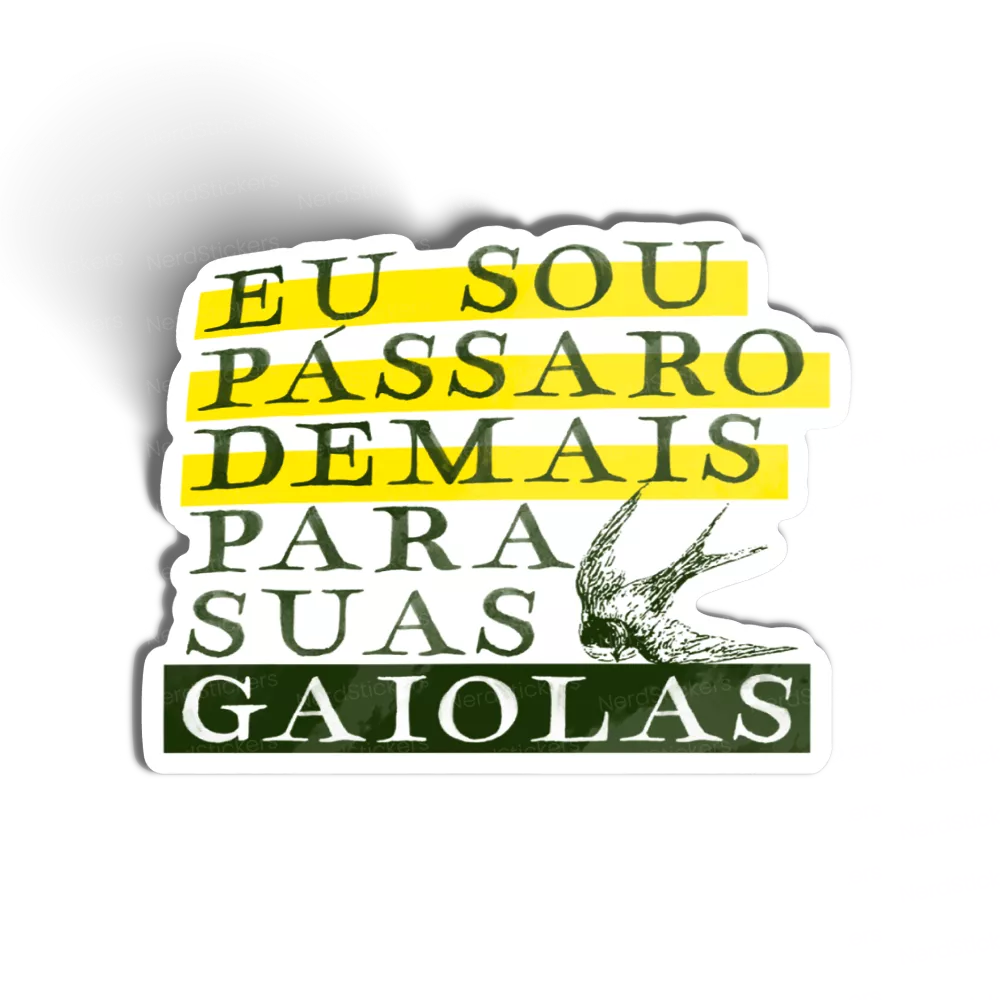 Adesivo pássaro para gaiolas, Animais