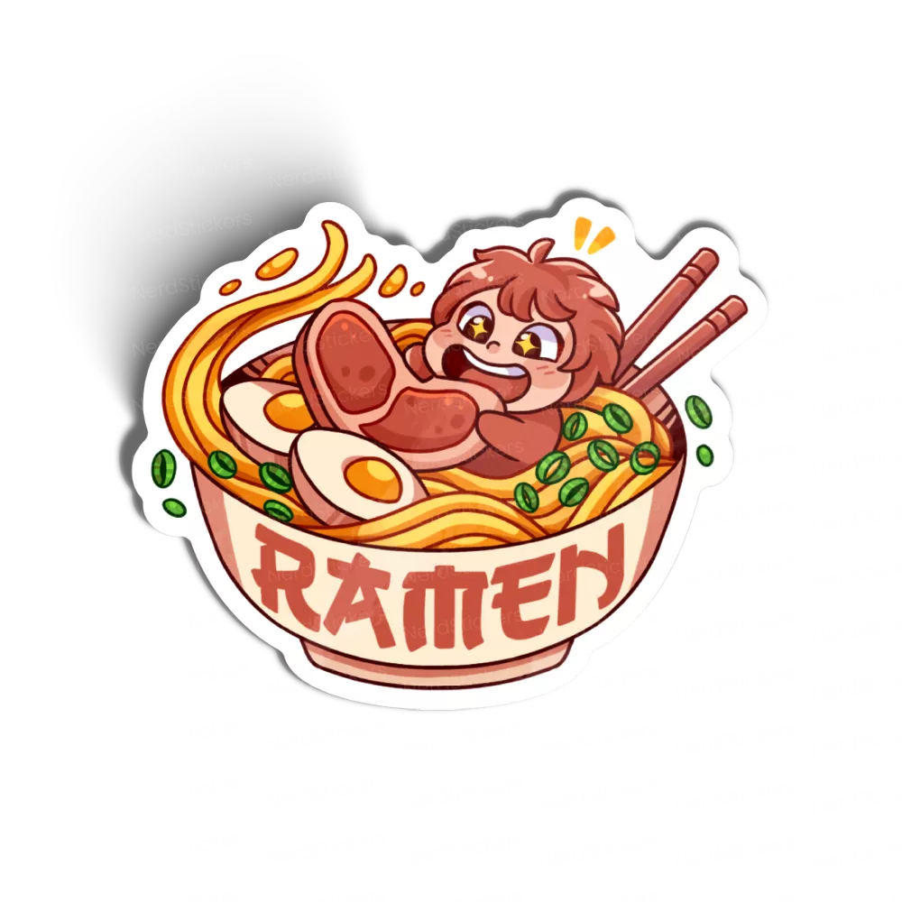 Adesivo Ponyo Ramen, Comida e Bebida