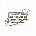 PROVÉRBIOS 16:3
