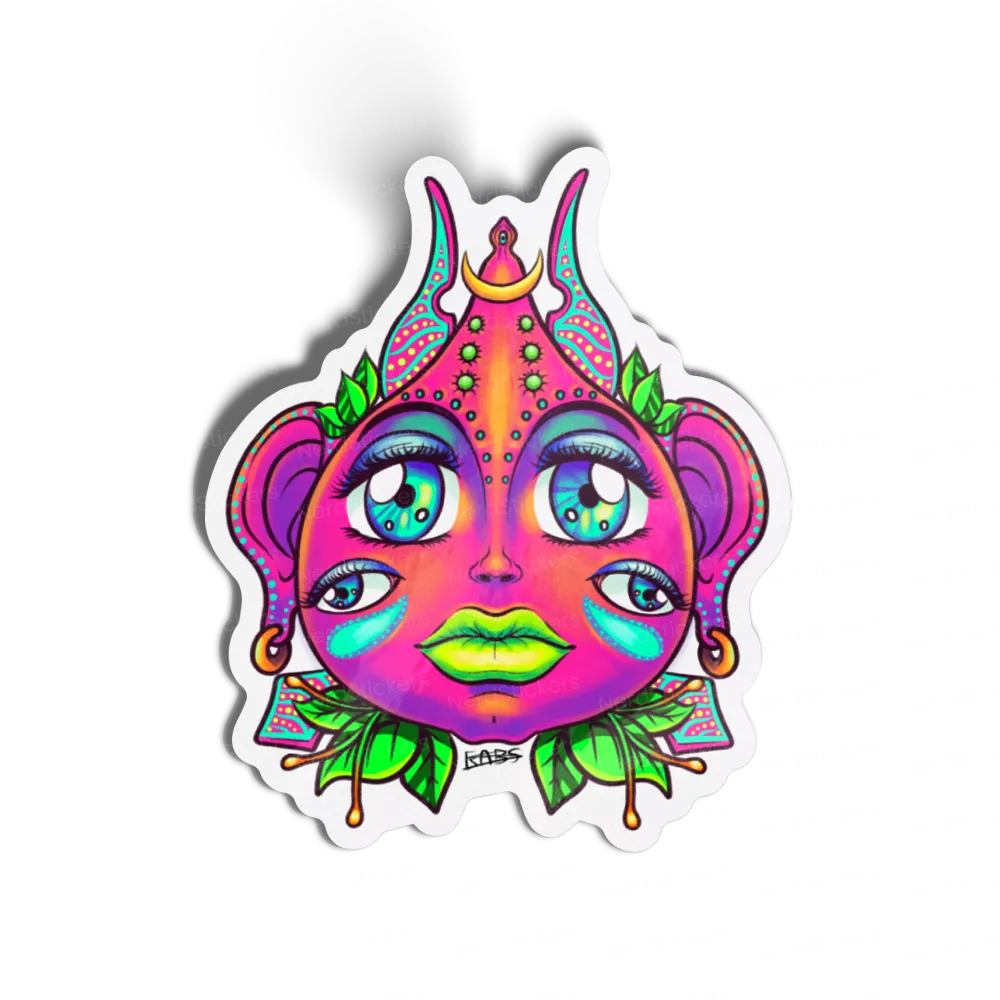 Adesivo Psychedelis Hindu, Design