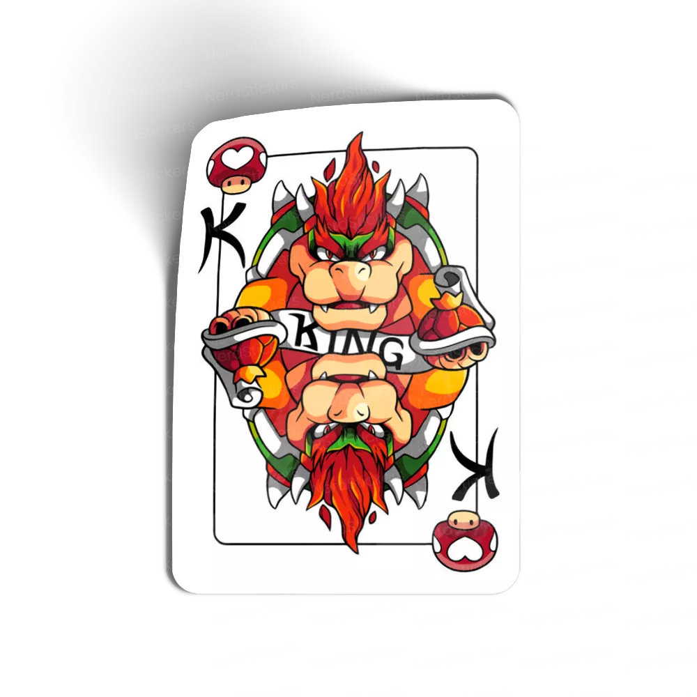 Adesivo Rei de Koopas, Anime e Mangá