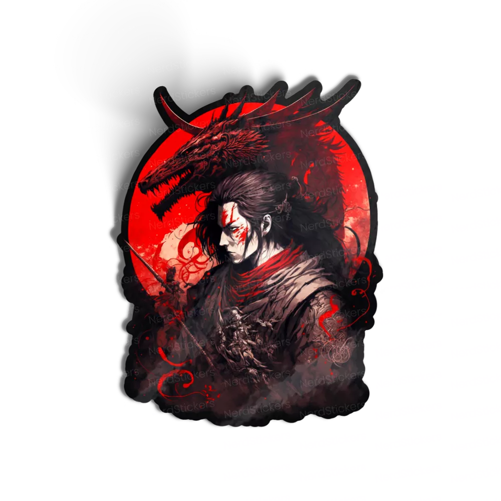 Adesivo Samurai red, Anime e Mangá