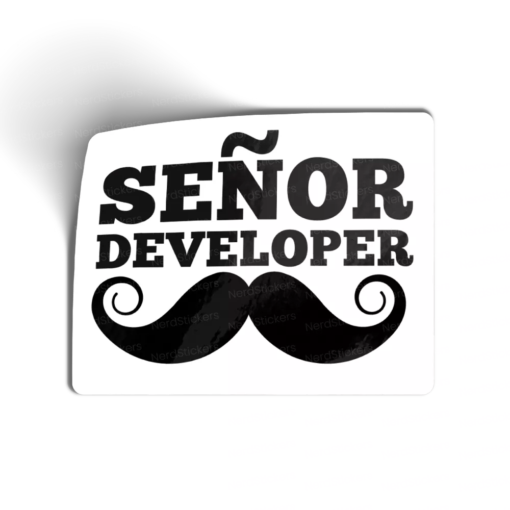 Adesivo Señor Developer, Programação