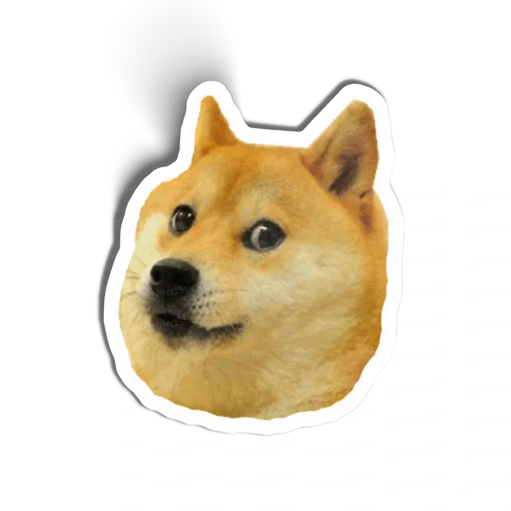 Adesivo Shibe doge face, Animais