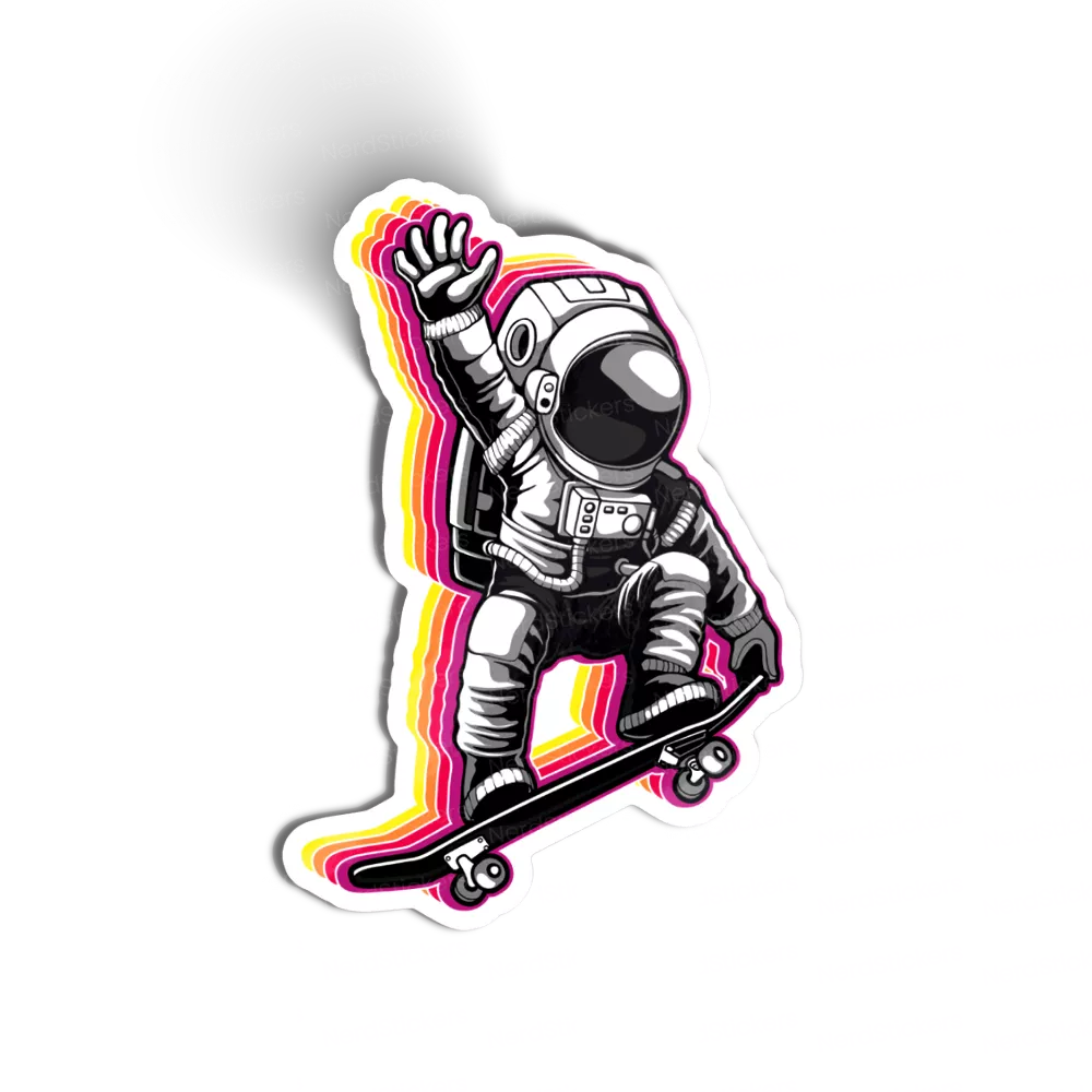 Adesivo Skate Astronaut, Programação