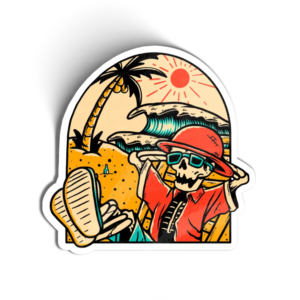 Adesivo Skeleton on the beach, Causas